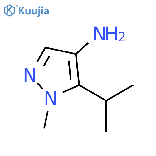 1-methyl-5-(propan-2-yl)-1H-pyrazol-4-amine structure