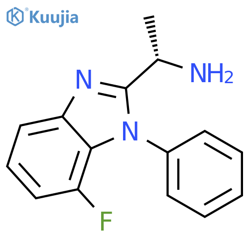 (S)-1-(7-Fluoro-1-phenyl-1H-benzo[D]imidazol-2-YL)ethanamine structure
