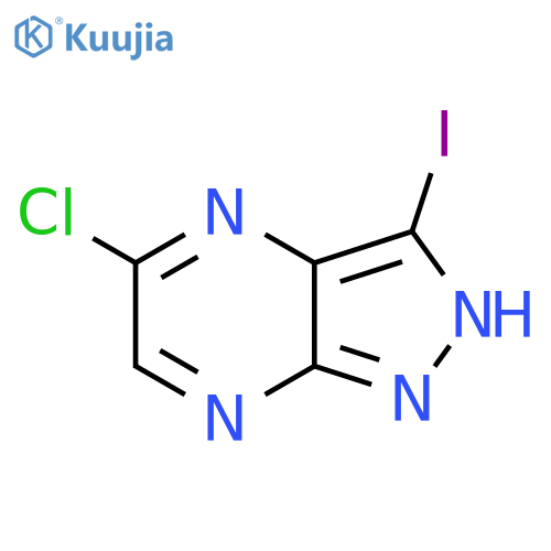 5-Chloro-3-iodo-1H-pyrazolo[3,4-B]pyrazine structure