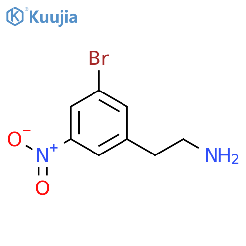 2-(3-bromo-5-nitrophenyl)ethan-1-amine structure