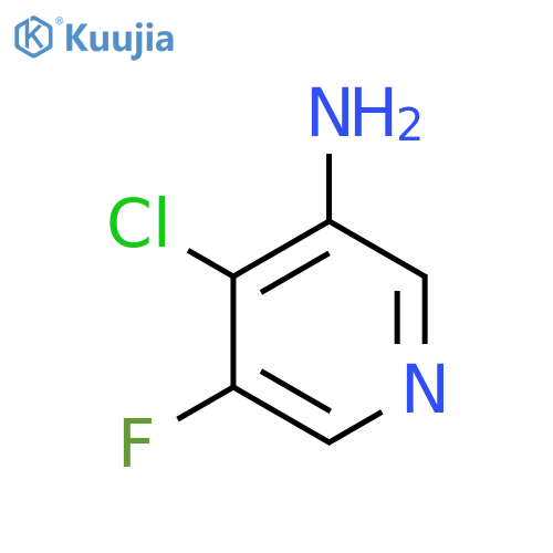 4-Chloro-5-fluoropyridin-3-amine structure
