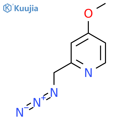 2-(azidomethyl)-4-methoxypyridine structure