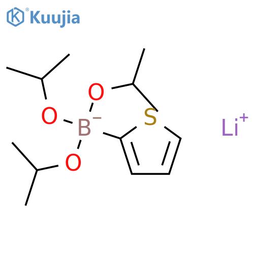 Lithium triisopropoxy(thiazol-2-yl)borate structure