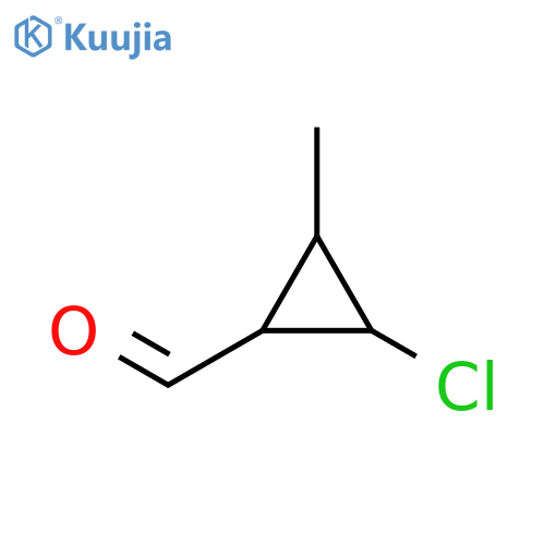 2-chloro-3-methylcyclopropane-1-carbaldehyde structure