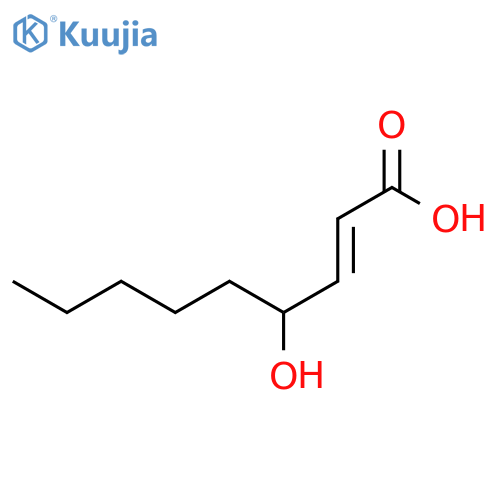 2-Nonenoic acid, 4-hydroxy- structure
