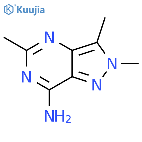 2,3,5-Trimethyl-2H-pyrazolo[4,3-d]pyrimidin-7-amine structure