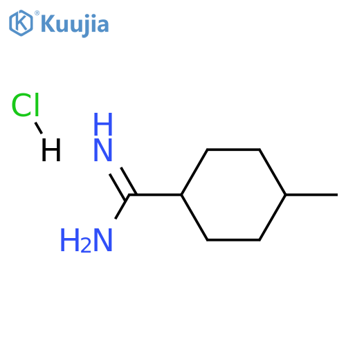 4-methylcyclohexane-1-carboximidamide hydrochloride structure