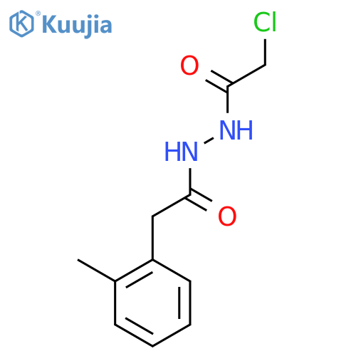 N'-(2-Chloroacetyl)-2-(2-methylphenyl)acetohydrazide structure