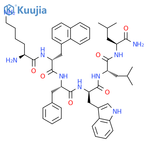 K-(D-1-Nal)-FwLL-NH2 structure