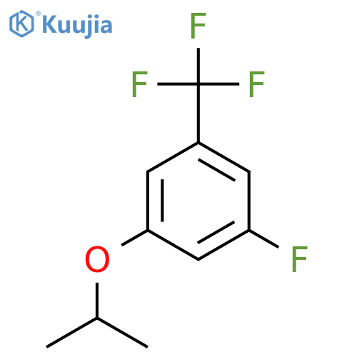 5-Fluoro-1-isopropoxy-3-(trifluoromethyl)benzene structure