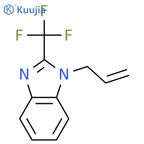 1-Allyl-2-(trifluoromethyl)benzimidazole structure