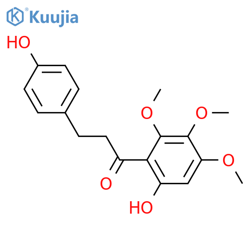 1-Propanone,3-(4-hydroxyphenyl)-1-(6-hydroxy-2,3,4-trimethoxyphenyl)- structure