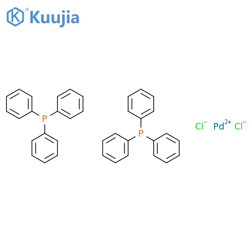 Bis(triphenylphosphine)palladium(II) chloride structure