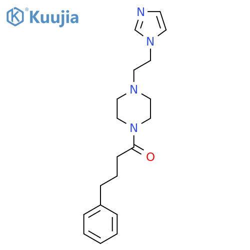 1-{4-2-(1H-imidazol-1-yl)ethylpiperazin-1-yl}-4-phenylbutan-1-one structure