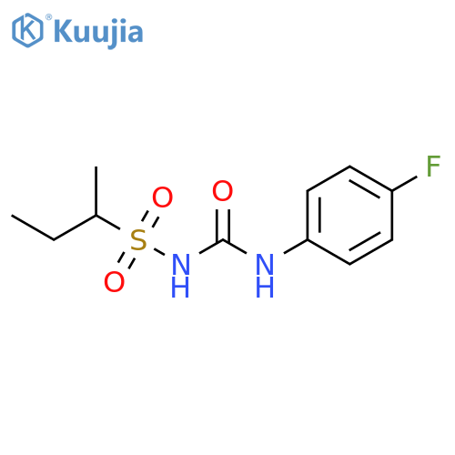 2-Butanesulfonamide, N-[[(4-fluorophenyl)amino]carbonyl]- structure