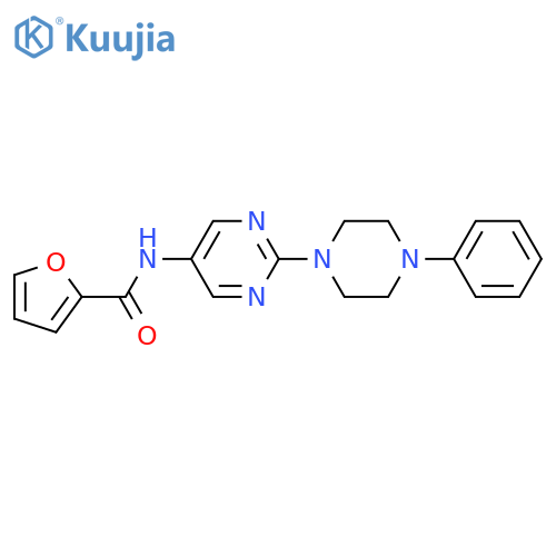N-2-(4-phenylpiperazin-1-yl)pyrimidin-5-ylfuran-2-carboxamide structure