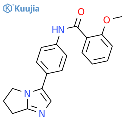 Benzamide, N-[4-(6,7-dihydro-5H-pyrrolo[1,2-a]imidazol-3-yl)phenyl]-2-methoxy- structure