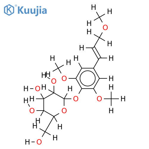 Me ether,4'-O-beta-glucopyranoside-Sinapyl alcohol structure