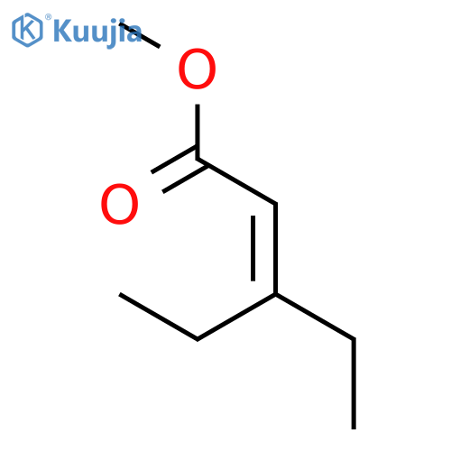 methyl 3-ethylpent-2-enoate structure