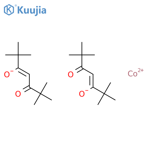 BIS(2,2,6,6-TETRAMETHYL-3,5-HEPTANEDIONATO)COBALT(II) structure