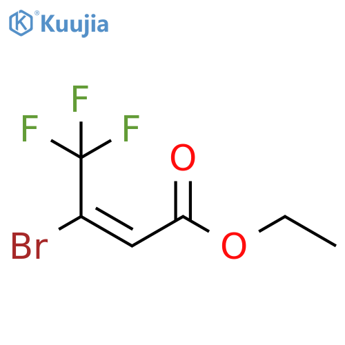 2-Butenoic acid, 3-bromo-4,4,4-trifluoro-, ethyl ester, (Z)- structure