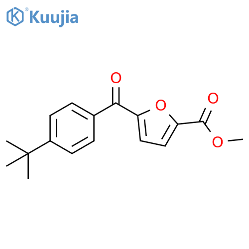 5-(4-tert-Butyl-benzoyl)-furan-2-carboxylic acid methyl ester structure