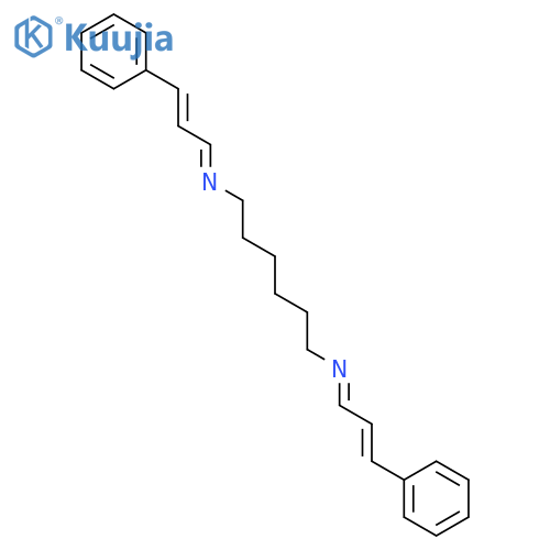 3-Phenyl-N-[6-[[(E)-3-phenylprop-2-enylidene]amino]hexyl]prop-2-en-1-imine structure