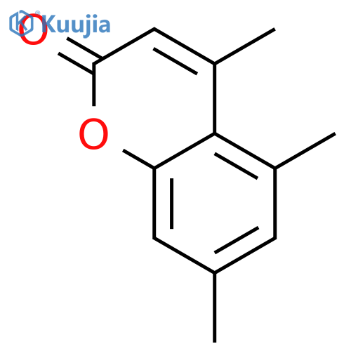 4,5,7-Trimethylcoumarin structure