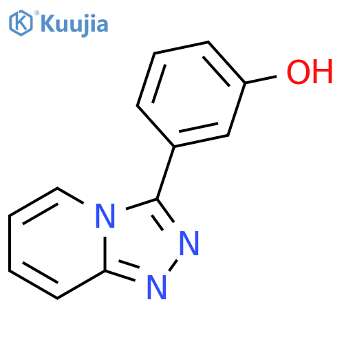 3-([1,2,4]Triazolo[4,3-a]pyridin-3-yl)phenol structure