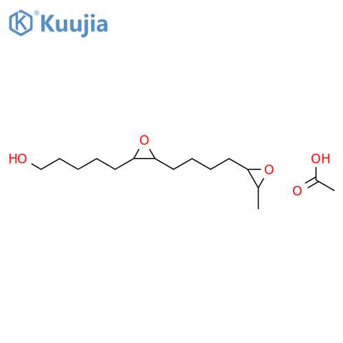 Oxiranepentanol, 3-[4-(3-methyloxiranyl)butyl]-, acetate structure