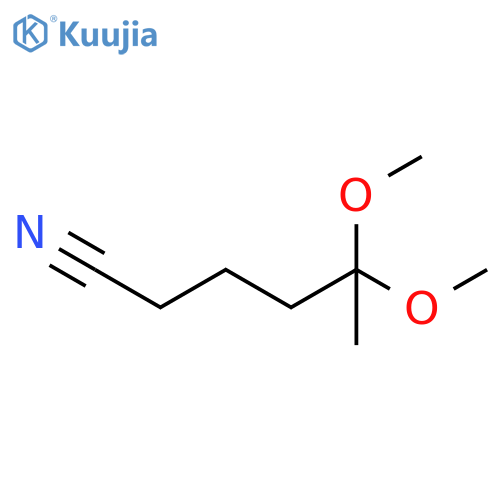 Hexanenitrile, 5,5-dimethoxy- structure