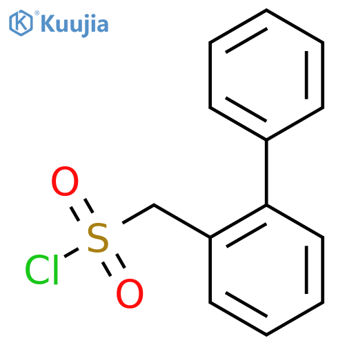 (2-phenylphenyl)methanesulfonyl chloride structure