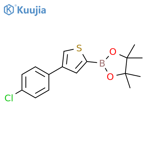 4-(4-Chlorophenyl)thiophene-2-boronic acid pinacol ester structure