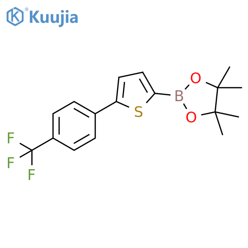 5-(4-Trifluoromethylphenyl)thiophene-2-boronic acid pinacol ester structure