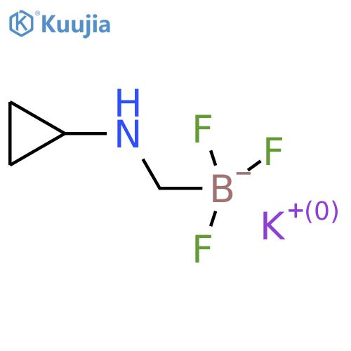 Potassium ((cyclopropylamino)methyl)trifluoroborate structure