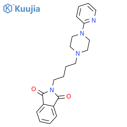2-{4-4-(pyridin-2-yl)piperazin-1-ylbutyl}-2,3-dihydro-1H-isoindole-1,3-dione structure