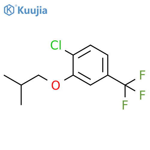 1-chloro-2-(2-methylpropoxy)-4-(trifluoromethyl)benzene structure