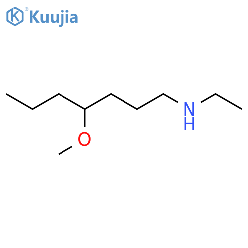 Ethyl-(4-methoxy-heptyl)-amine structure