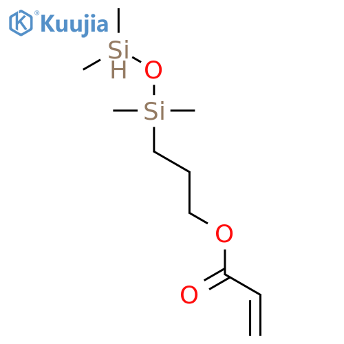 2-Propenoic acid, 3-(1,1,3,3-tetramethyldisiloxanyl)propyl ester structure