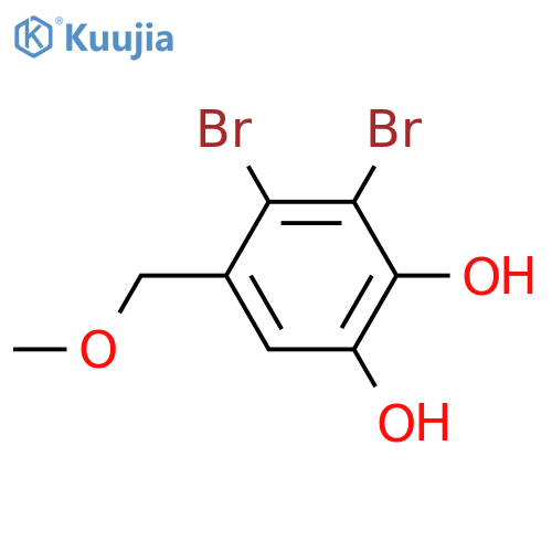 1,2-Benzenediol,3,4-dibromo-5-(methoxymethyl)- structure