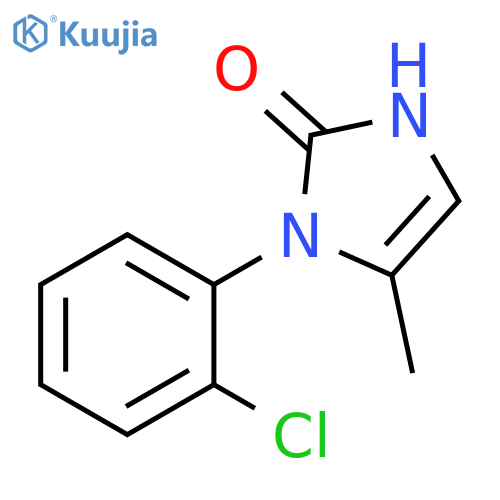 1-(2-chlorophenyl)-5-methyl-2,3-dihydro-1H-imidazol-2-one structure