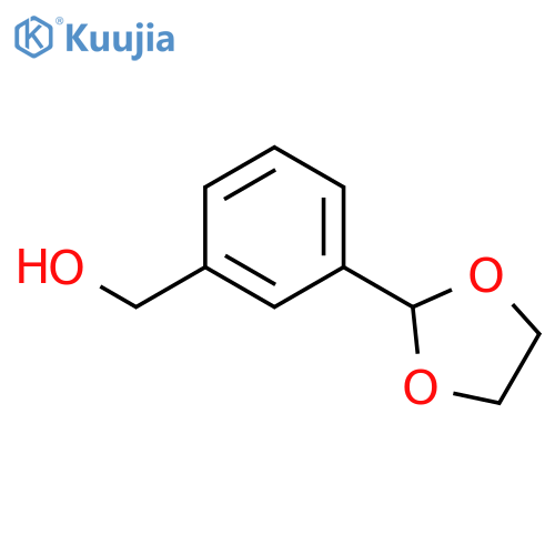3-(1,3-dioxolan-2-yl)phenylmethanol structure