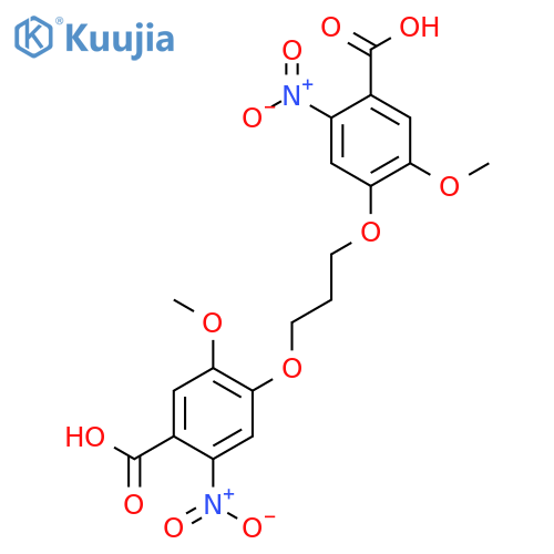 Benzoic acid, 4,4'-[1,3-propanediylbis(oxy)]bis[5-methoxy-2-nitro- structure