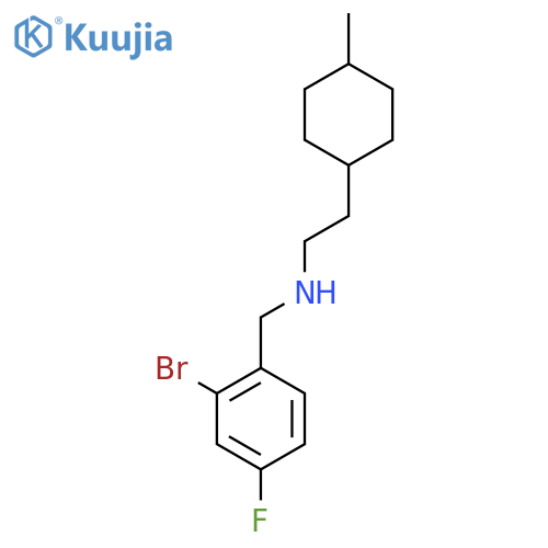 (2-bromo-4-fluorophenyl)methyl2-(4-methylcyclohexyl)ethylamine structure
