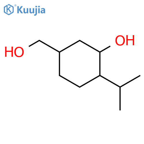 Cyclohexanemethanol,3-hydroxy-4-(1-methylethyl)-, (1S,3S,4R)- structure