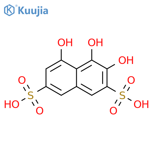 2,7-Naphthalenedisulfonic acid, 3,4,5-trihydroxy- structure