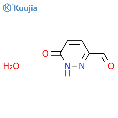 6-Oxo-1,6-dihydropyridazine-3-carbaldehyde hydrate structure
