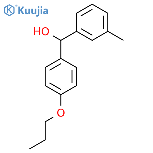 (4-Propoxyphenyl)(m-tolyl)methanol structure