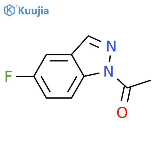 1-(5-Fluoro-1H-indazol-1-yl)ethanone structure