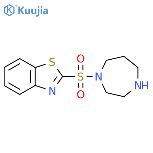 2-([1,4]Diazepane-1-sulfonyl)-benzothiazole structure